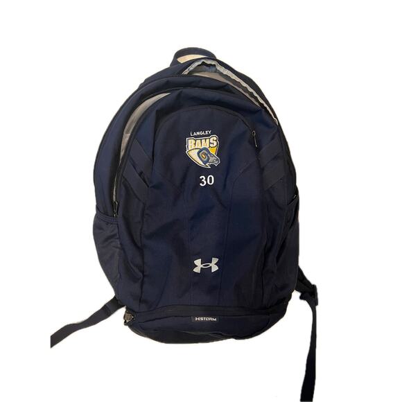Under Armour Blue Langley Rams Hustle 5.0 Team Backpack - Picture 1 of 5